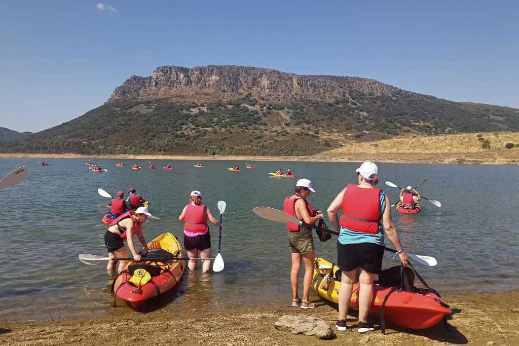 Finaliza el Programa de Turismo Acuático 2022 de la Diputación de Badajoz con las travesías en kayak