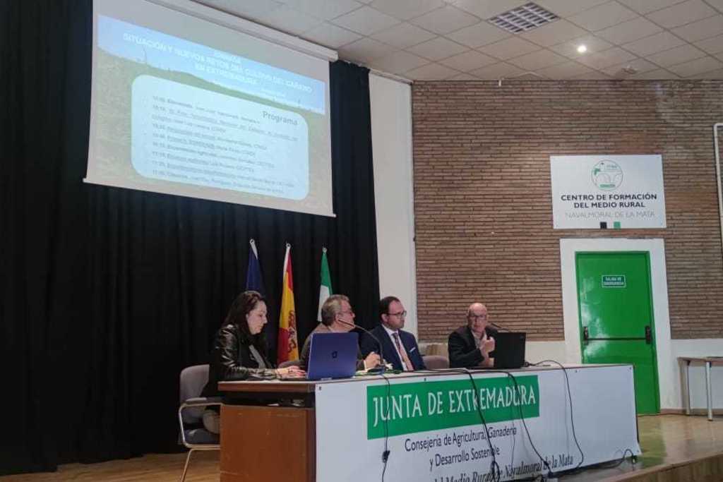 Extremadura analiza los retos del cultivo del cáñamo en el CFMR de Navalmoral de la Mata