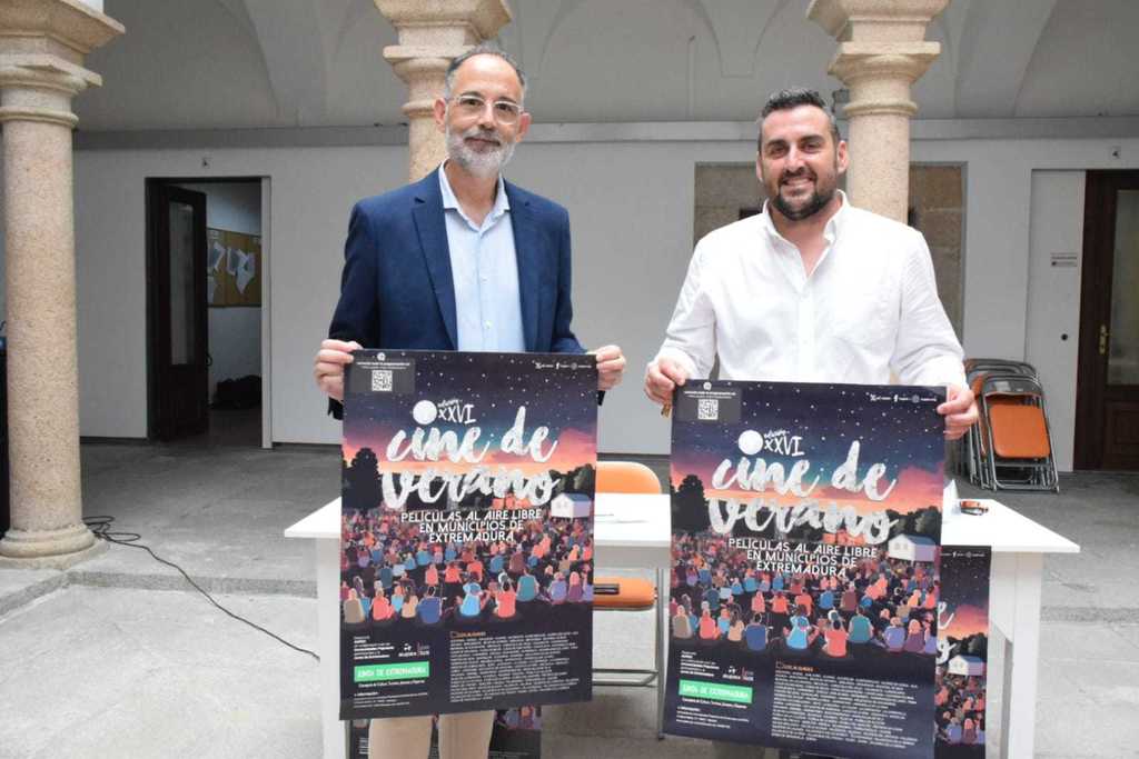 La Junta respalda el programa 'Cine de verano en Extremadura' desarrollado por AUPEX en 88 localidades de la región