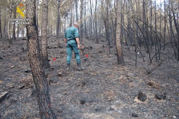 La Guardia Civil investiga a un hombre como supuesto autor del gran incendio forestal declarado en Las Hurdes y Gata en 2023