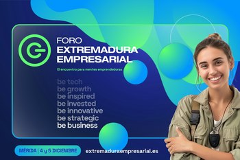 Mérida acogerá el 4 y 5 de diciembre el Foro Extremadura Empresarial para impulsar el ecosistema emprendedor de la región