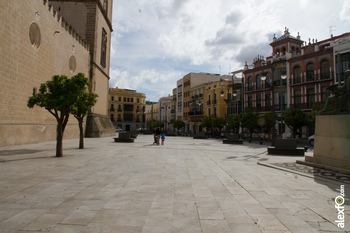 Plaza España en Badajoz