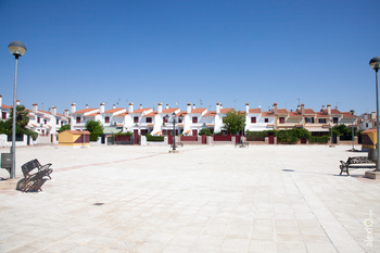 Plaza Fernand Montlahuc en Cáceres