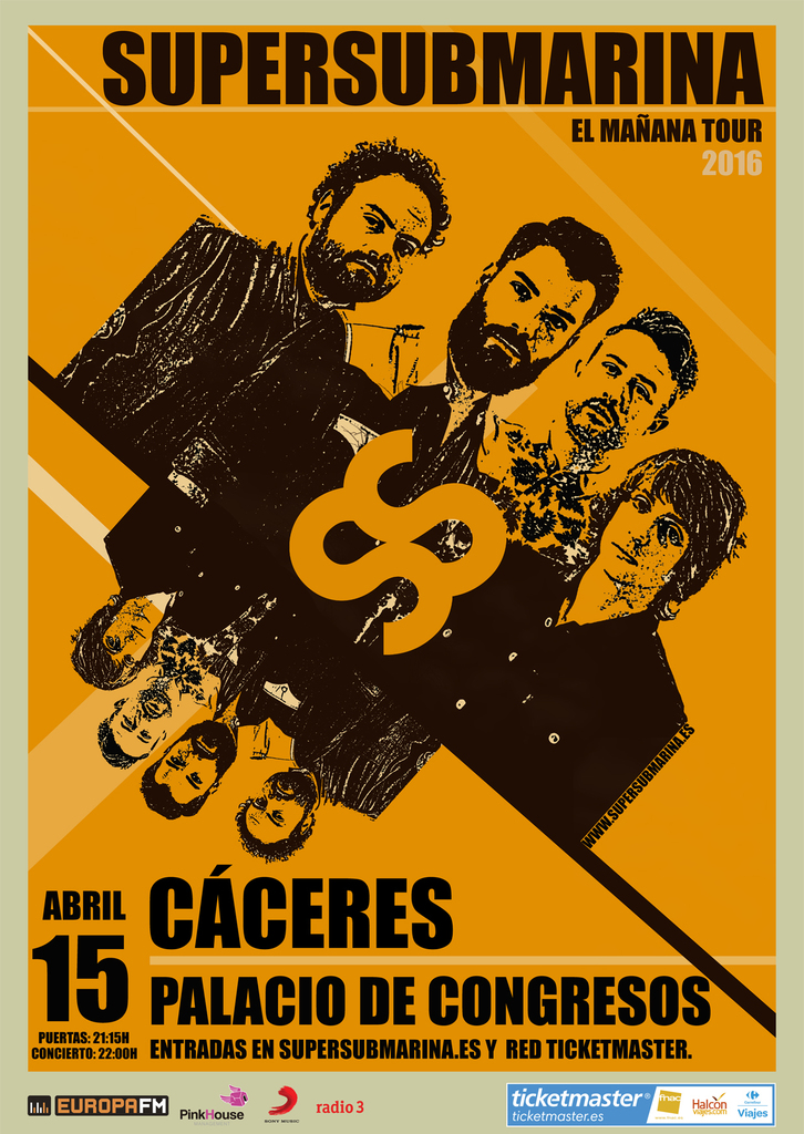 CARTEL SUPERSUBMARINA 2016 Cáceres