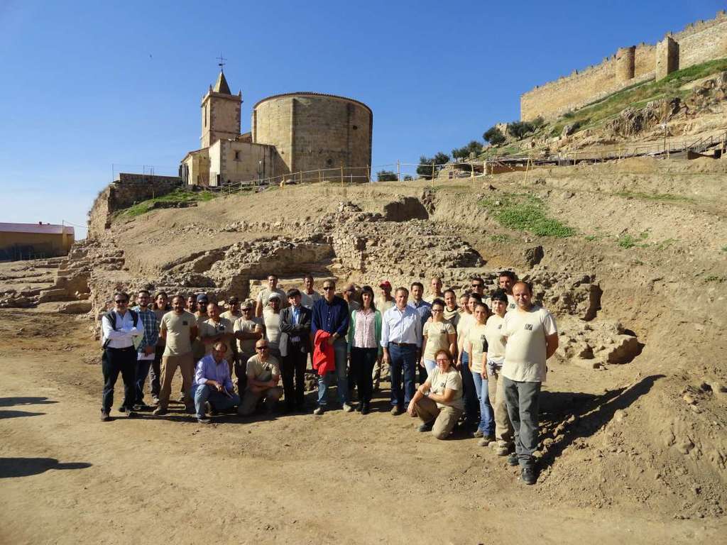 Visita Miriam García al Teatro Romano de Medellín 2015