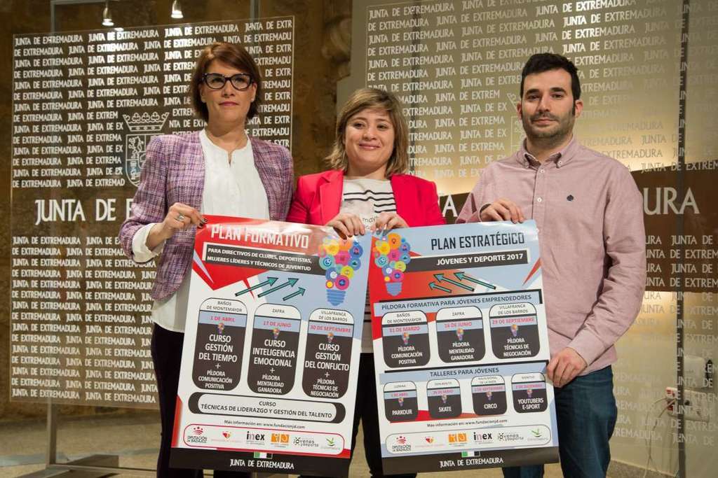 La Fundación Jóvenes y Deporte, el IMEX y el Instituto de la Juventud ponen en marcha un Plan Formativo para Emprendedores y Mujeres Líderes